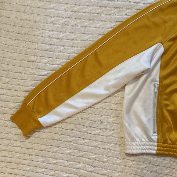 BDG Track Jacket ~ XL ~ Yellow and White - Picture 6 of 13